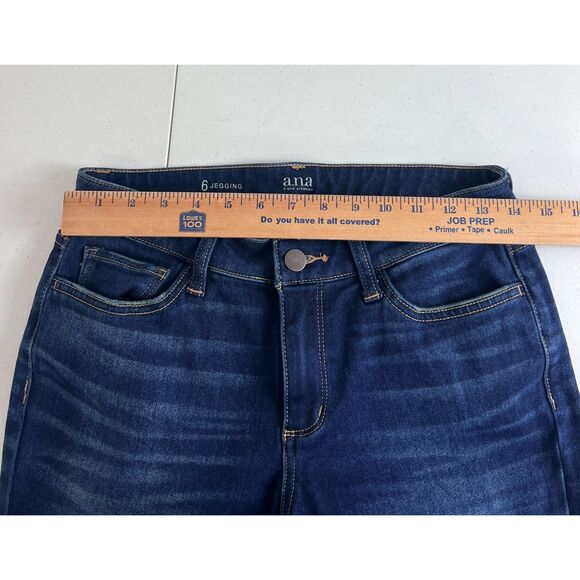 a.n.a A New Approach Women's Jegging Jeans Dark Wash Size 6 - Picture 5 of 8
